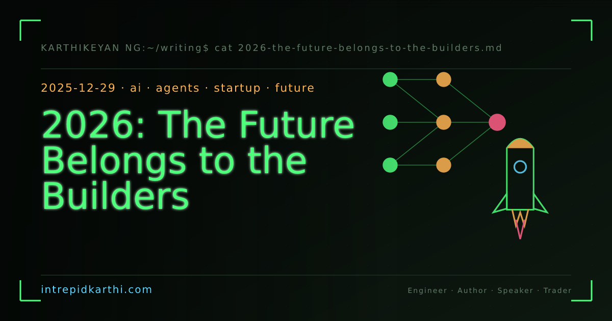 2026: The Future Belongs to the Builders — banner