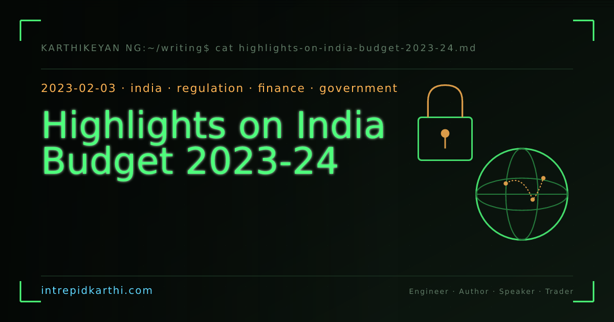 Highlights on India Budget 2023-24 — banner