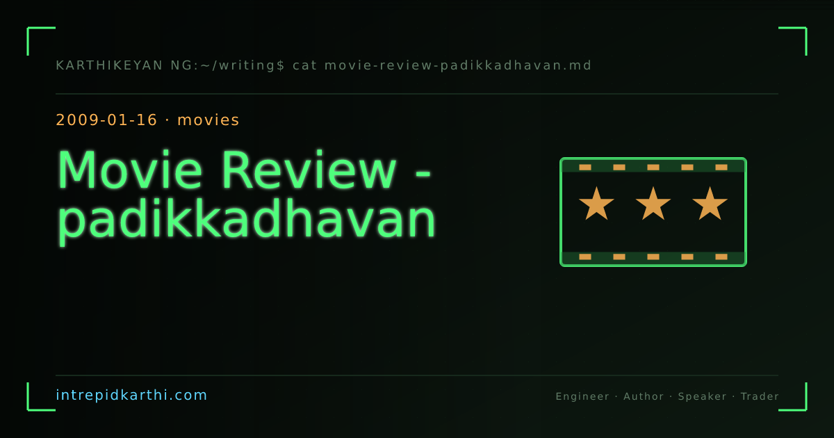Movie Review - padikkadhavan — banner