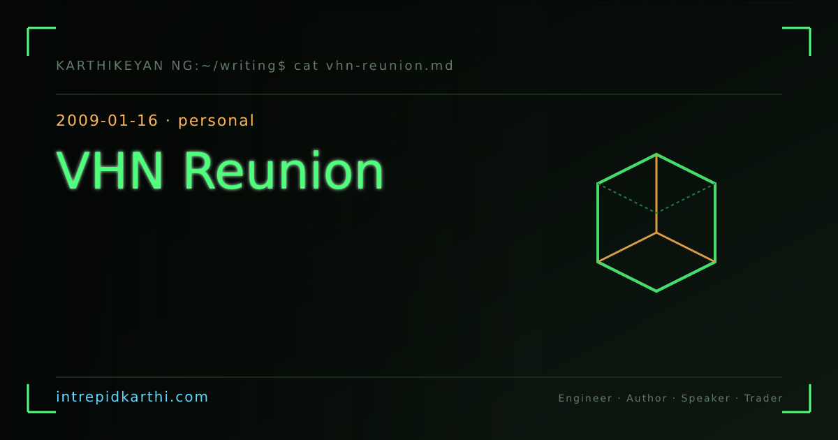VHN Reunion — banner