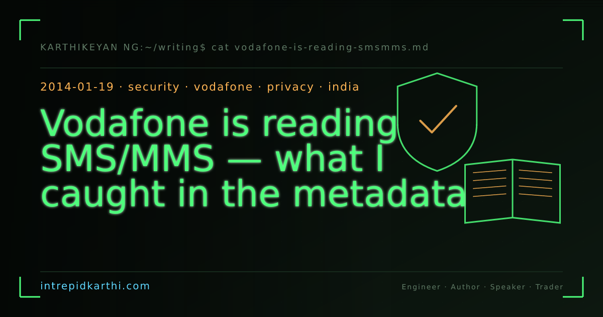 Vodafone is reading SMS/MMS — what I caught in the metadata — banner