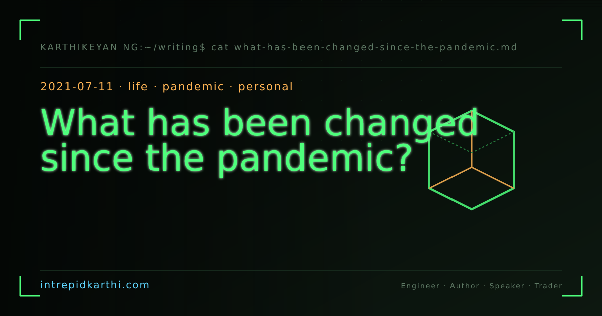 What has been changed since the pandemic? — banner