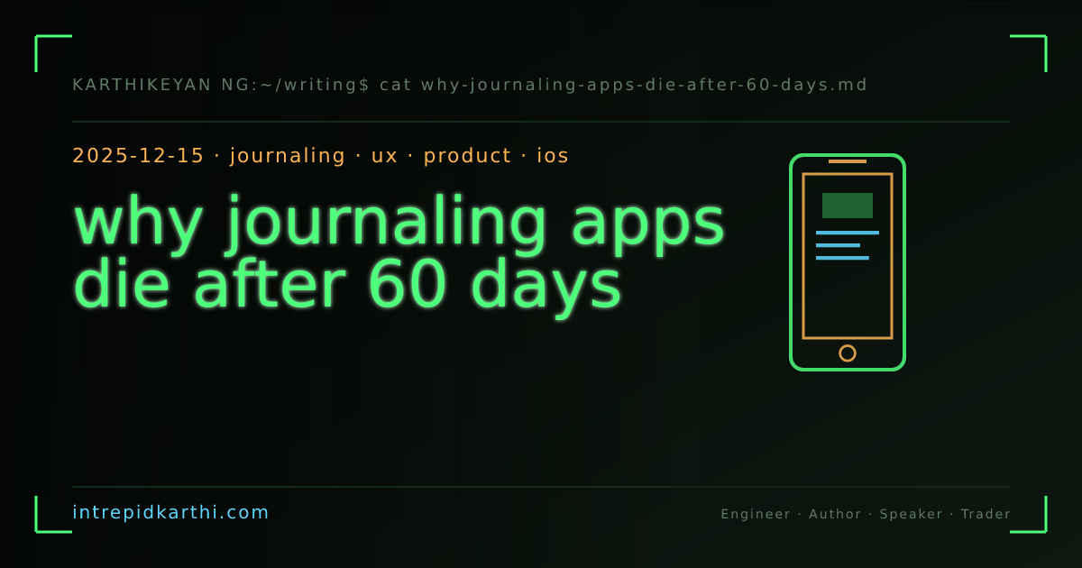 why journaling apps die after 60 days — banner